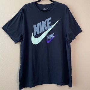 Nike Black Graphic T-Shirt Size XXL